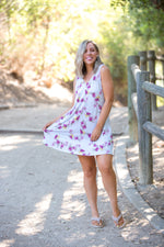 Burgundy Delight Swing Dress