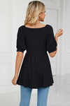 V-Neck Babydoll Top