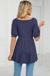 V-Neck Babydoll Top