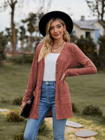 Stella Ribbed Button-Up Cardigan