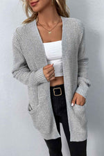 Hailee Rib-Knit Cardigan