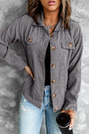 Corduroy Long Sleeve Jacket- 3 Colors