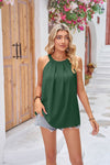 Jessica Grecian Neck Sleeveless Top