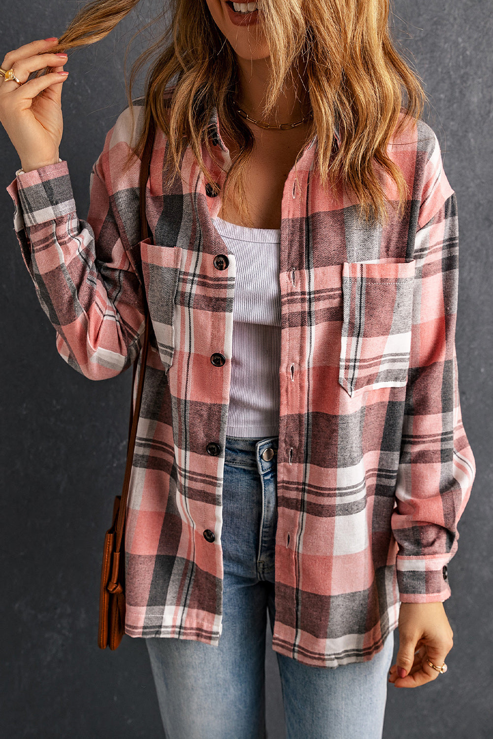 Drew Plaid Dropped Shoulder Shirt