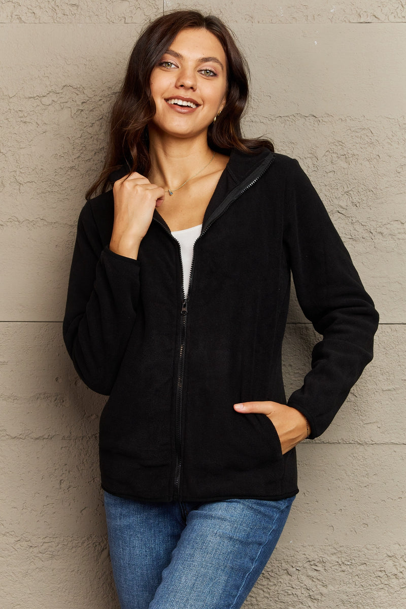 Nora Zip-Up Jacket with Pocket