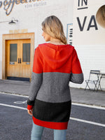 Hadley Color Block Hooded Cardigan