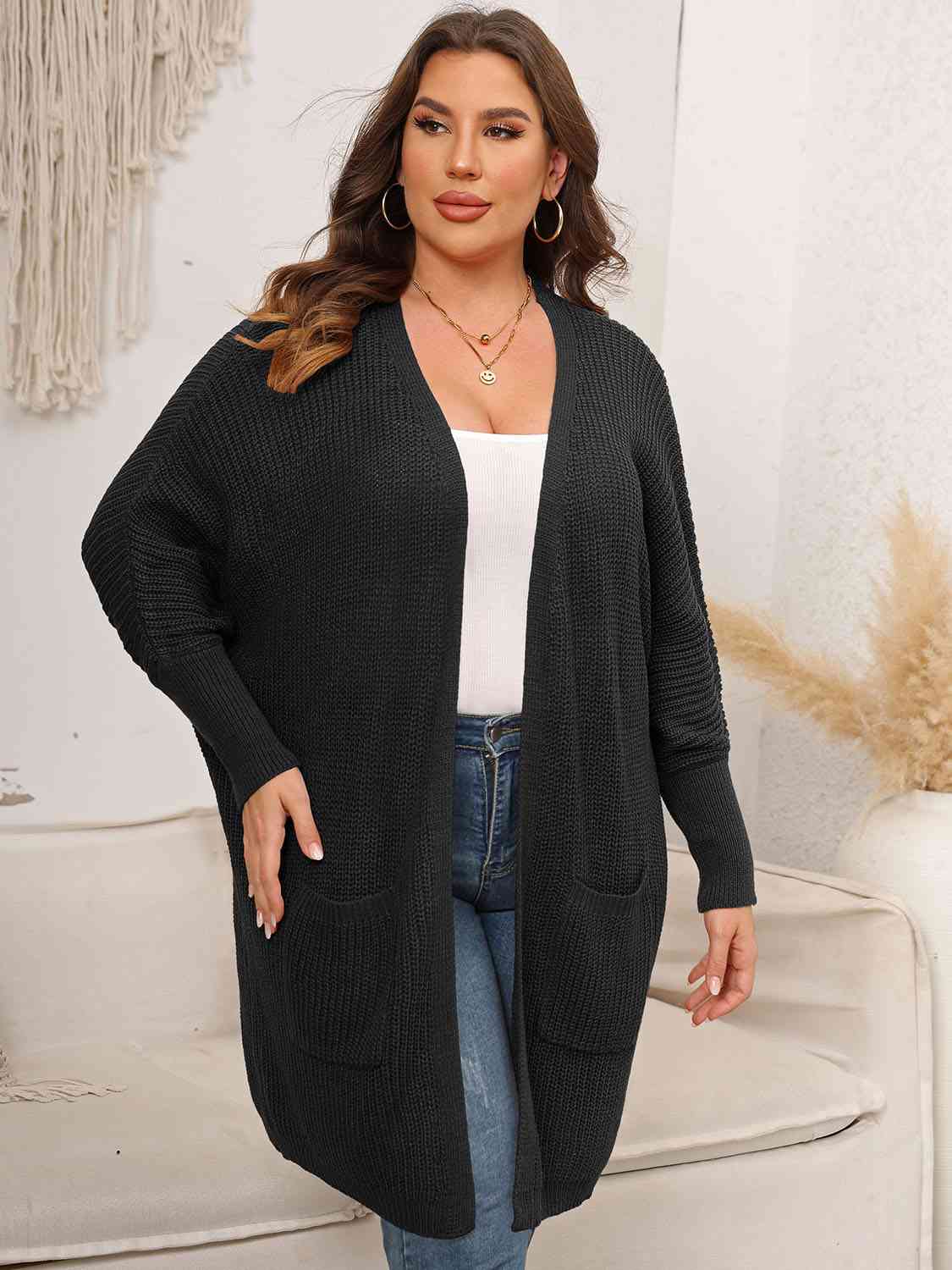 Plus Size Miranda Cardigan With Pockets