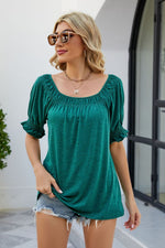 Flounce Sleeve Top