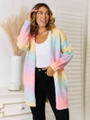 Gradient Open Front Cardigan