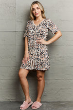 Ivy Button Down Sleepwear Dress