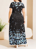 Plus Size Brookley Printed Maxi Dress