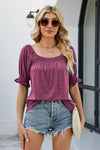 Flounce Sleeve Top