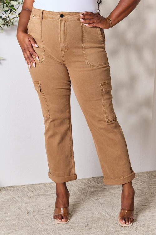 Reina High Waist Straight Jeans by Risen