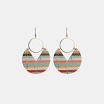 Colorful Wooden Dangle Earrings