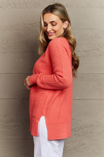 Piper Bright & Cozy Waffle Knit Cardigan