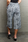 Leopard High Waist Flowy Wide Leg Pants