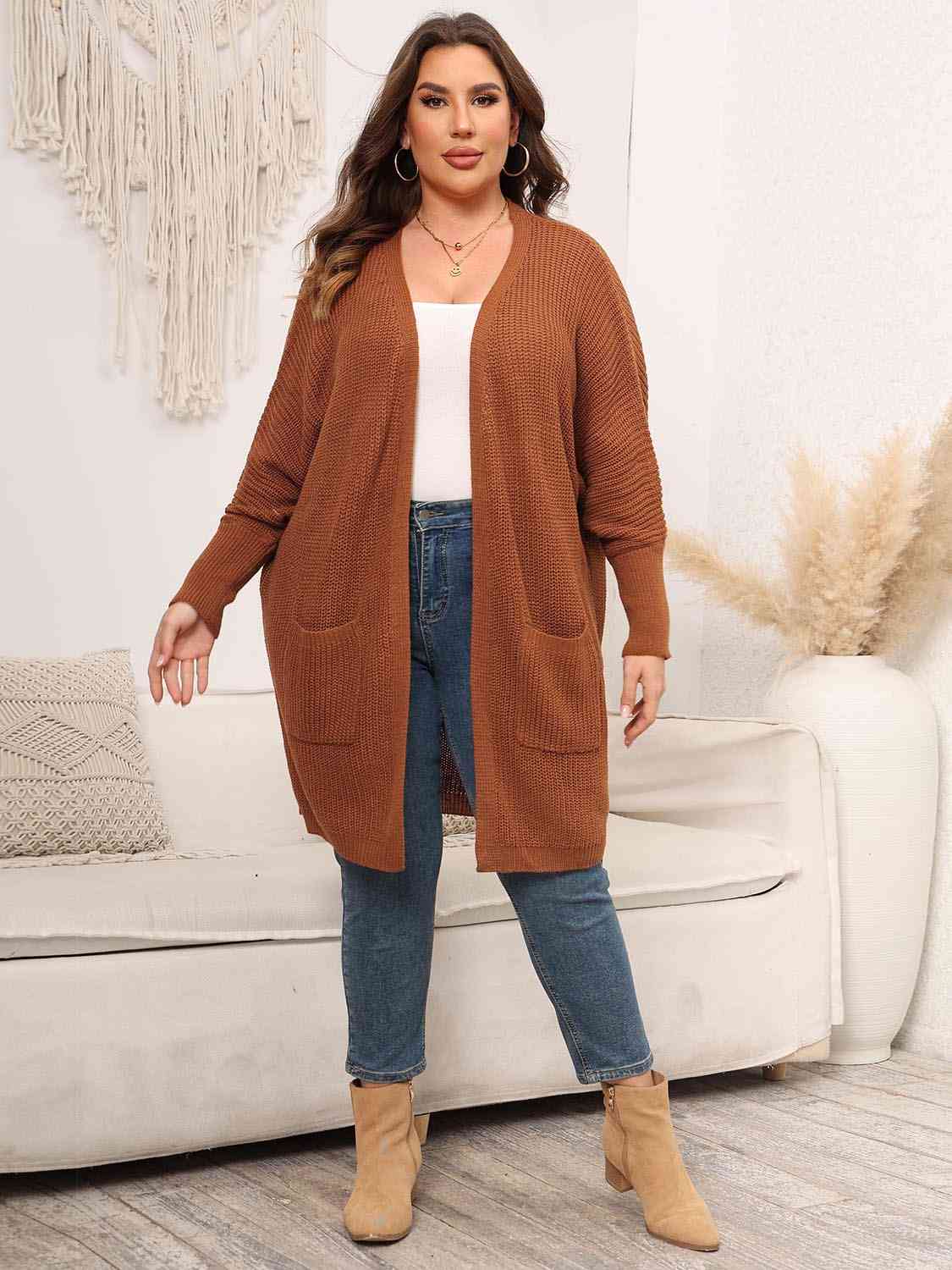 Plus Size Miranda Cardigan With Pockets