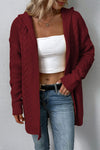 Hazel Cable-Knit Hooded Cardigan