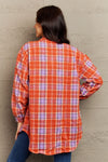 Skylar Plaid Button-Down Long Sleeve Jacket