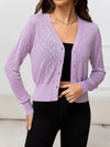 Alicia V-Neck Buttoned Knit Cardigan