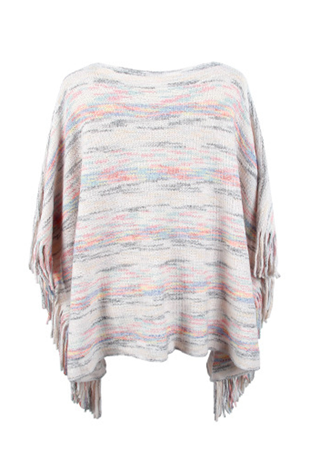 Bailey Fringe Detail Sleeve Poncho