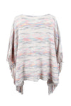 Bailey Fringe Detail Sleeve Poncho