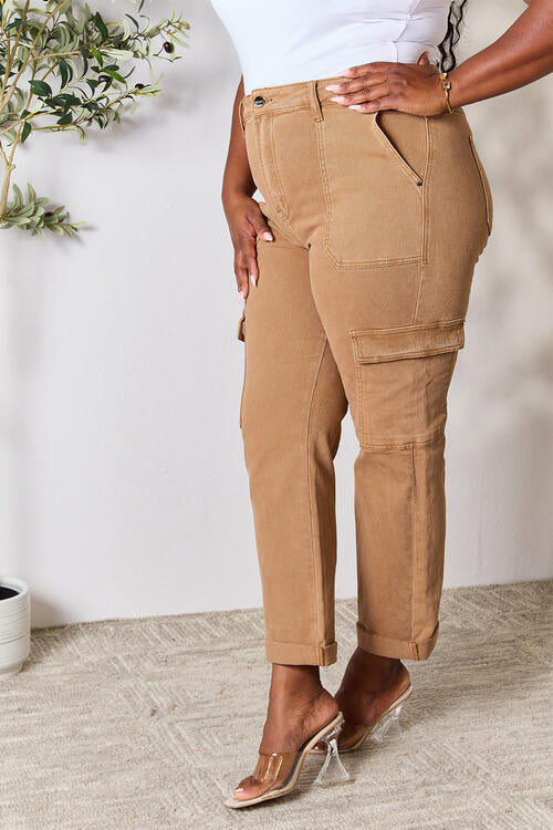 Reina High Waist Straight Jeans by Risen