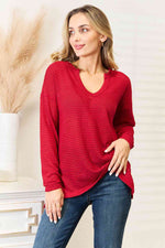 Ava Wide Notch Relax Top