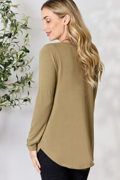 Hayden V-Neck Long Sleeve T-Shirt