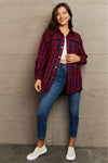 Skylar Plaid Button-Down Long Sleeve Jacket