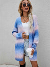 Gradient Open Front Cardigan