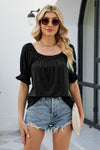 Flounce Sleeve Top