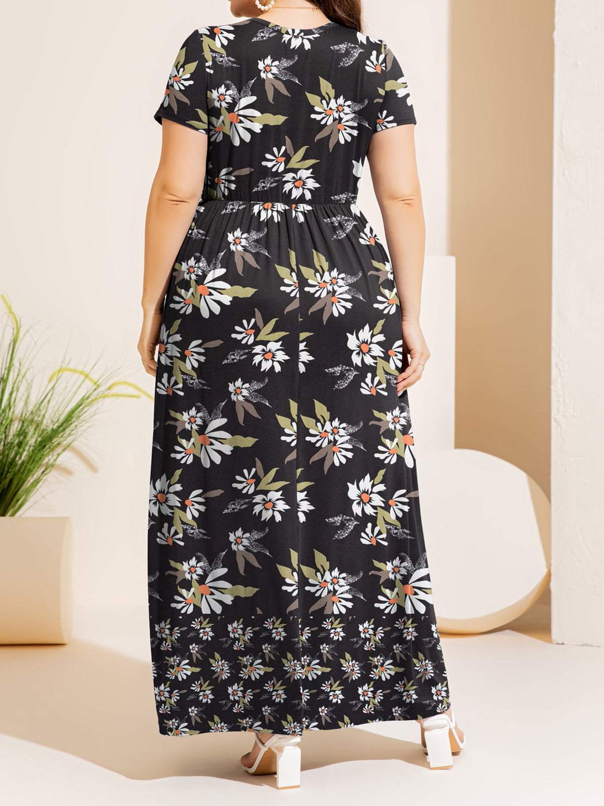 Plus Size Brookley Printed Maxi Dress