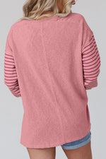 Taya Striped Long Sleeve Top