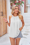 Jessica Grecian Neck Sleeveless Top