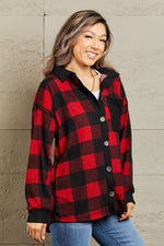 Make It Last Contrast Plaid Shacket