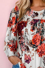 Hadley Floral Print Long Sleeve Blouse