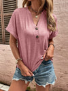 Iris Notched Neck Blouse