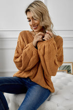 Jillian Cable Knit V-Neck Sweater