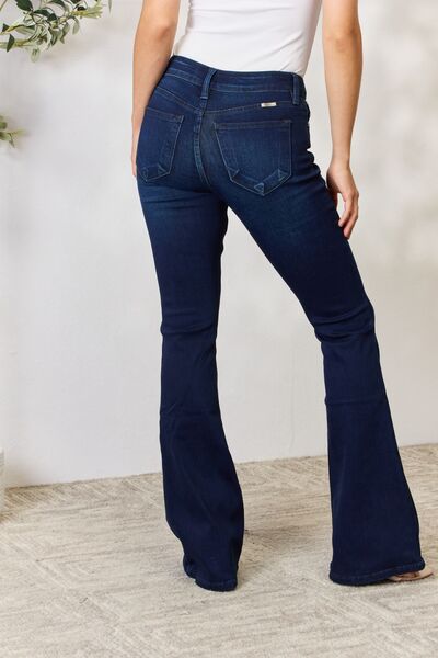 Katrina Mid Rise Flare Kancan Jeans