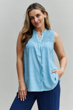 She Means Business Ruffled Floral Flare Shirt