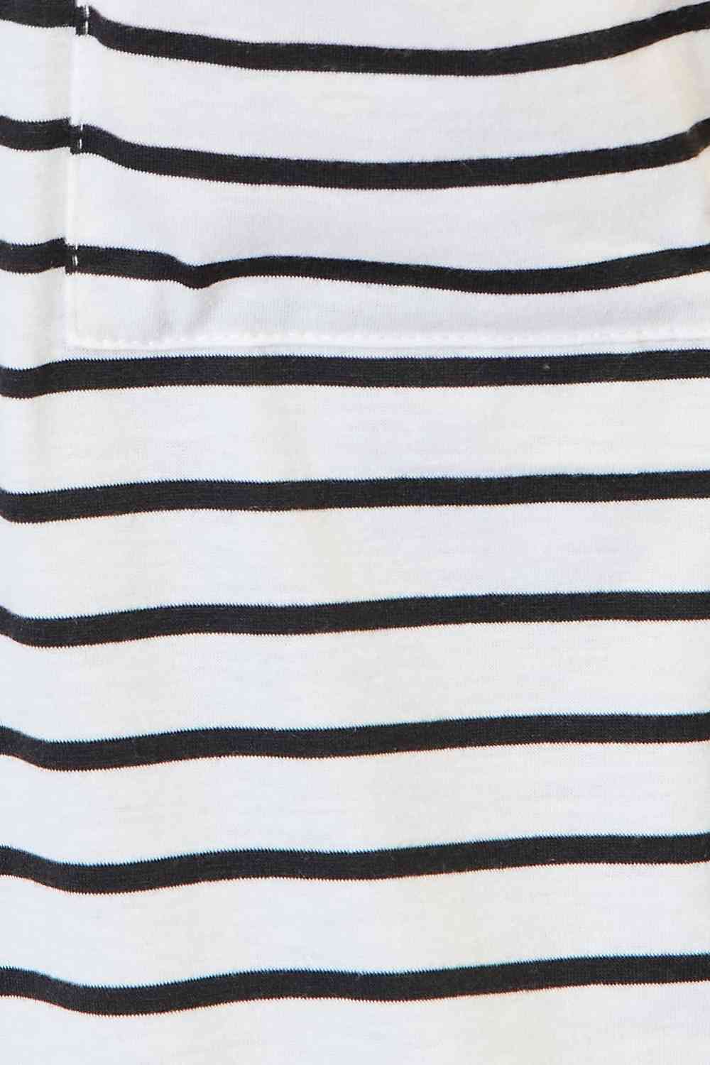 Ava Striped Longline Cardigan