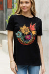 Flower & Butterfly Graphic Tee