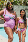 Vacay Mode Two-Piece Swim Set in Carnation Pink