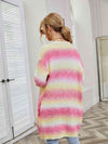 Gradient Open Front Cardigan