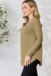 Hayden V-Neck Long Sleeve T-Shirt