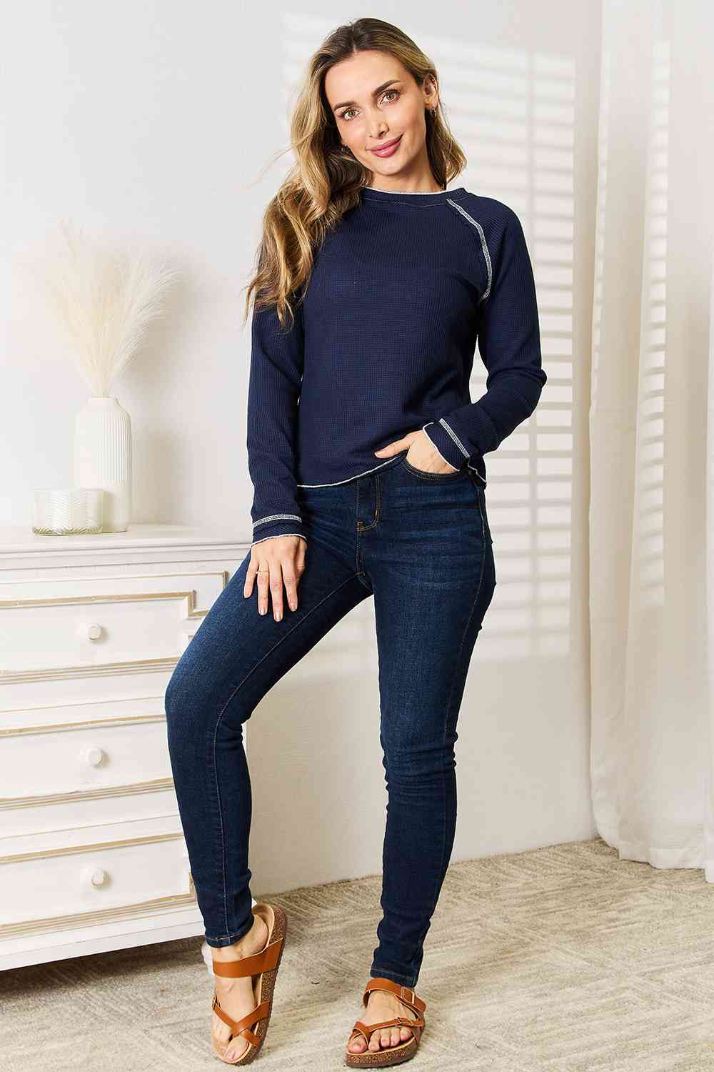 Nevaeh Long Raglan Sleeve Top