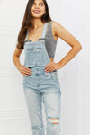 Melina Distressed Straight Leg Judy Blue  Overalls