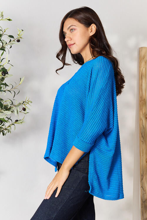 Kennedy High-Low Slit Knit Top