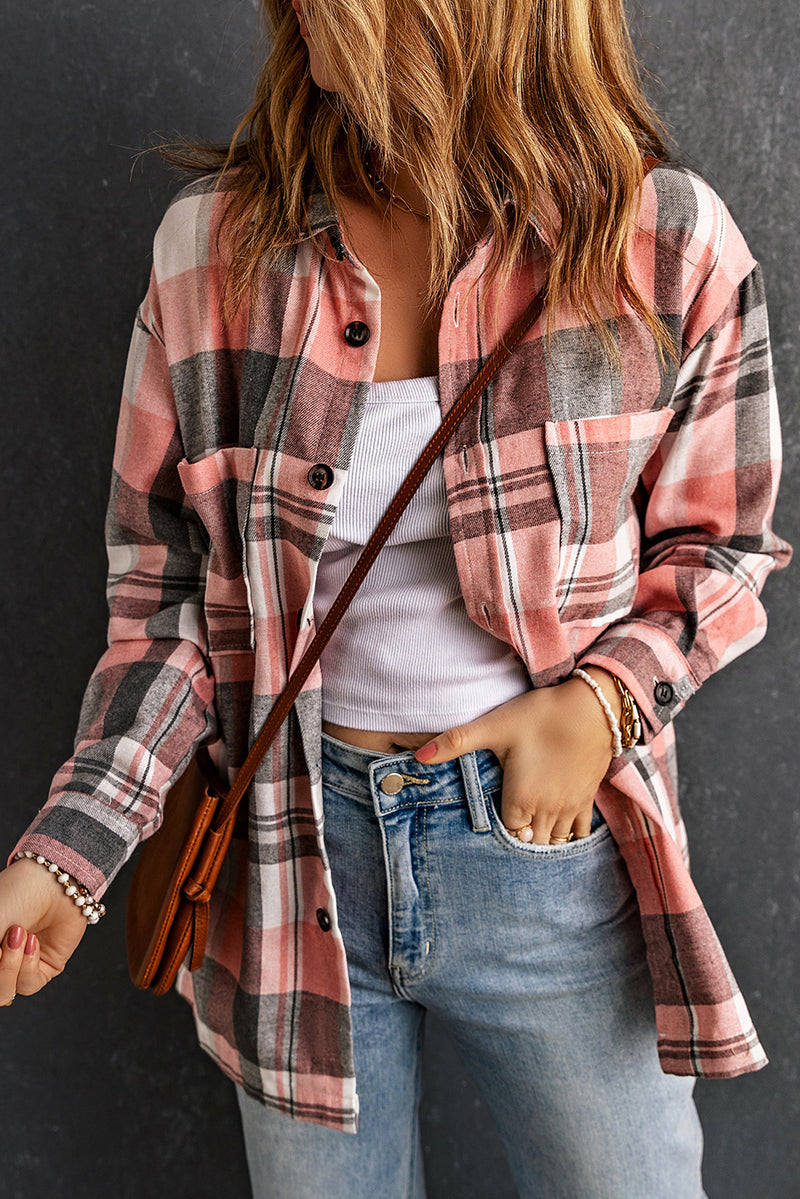 Drew Plaid Dropped Shoulder Shirt